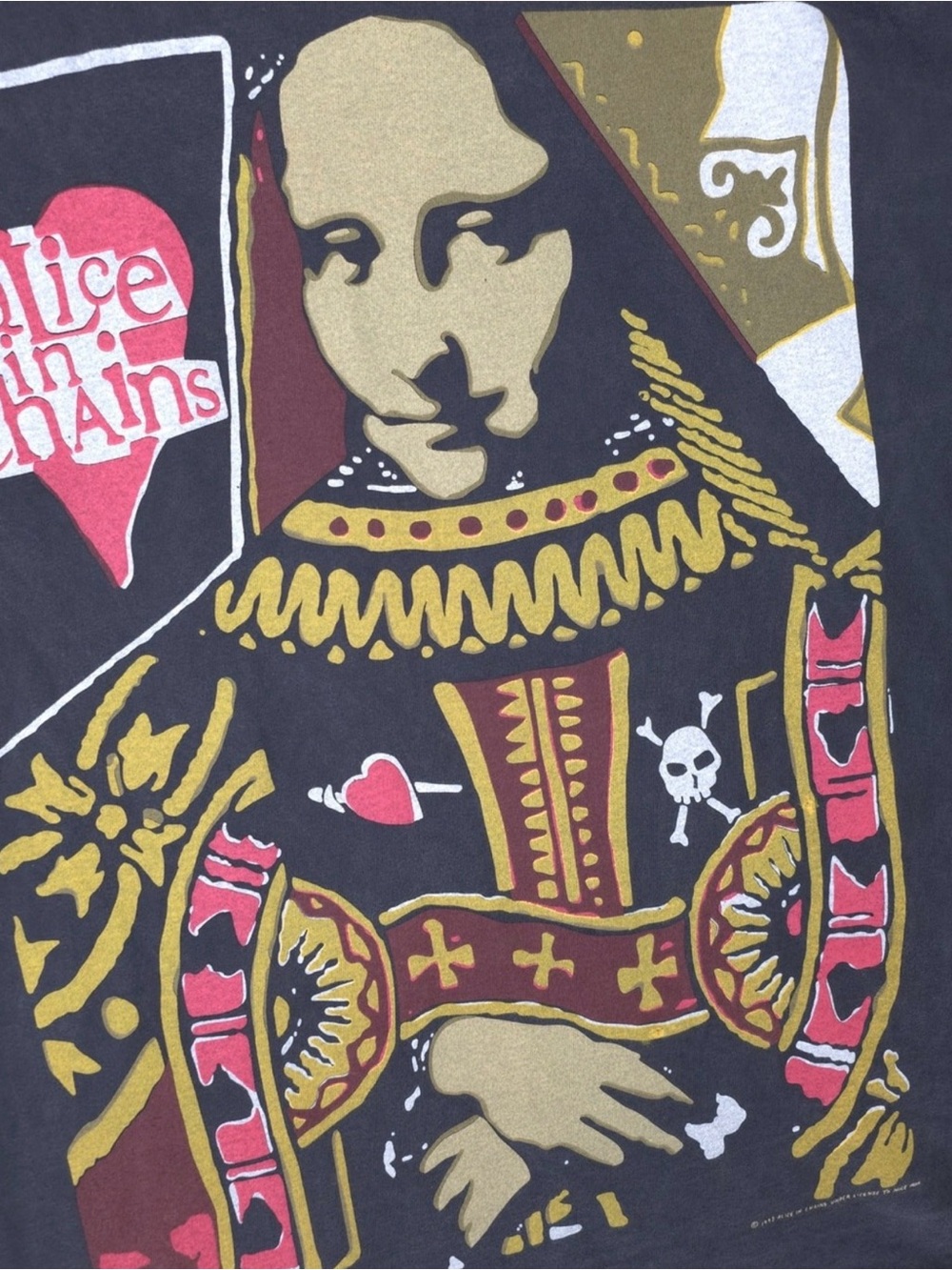 Vintage Alice In Chains Queen Of Hearts 1993 Mens Large - Picture 5 of 7